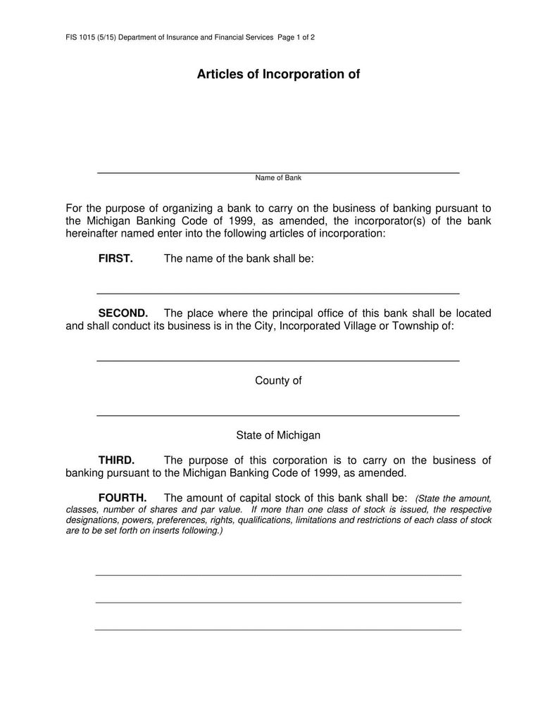 What is a Post of Incorporation and Where to File?