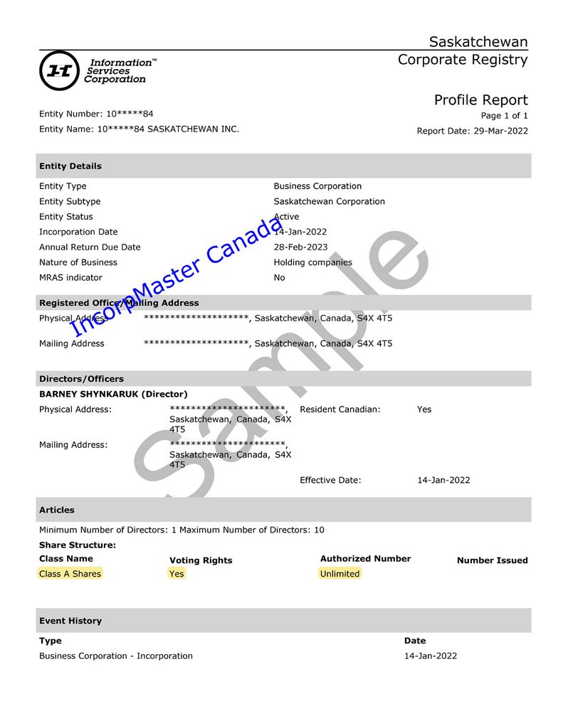 What is a Post of Incorporation and Where to File?